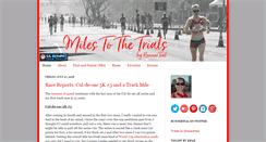 Desktop Screenshot of milestothetrials.com